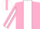 Silk - Pink, white stripe
