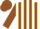 Silk - Cream, brown 'hh', brown stripes on sleeves, brown cap
