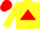 Silk - Yellow, Red triangle, Red cap