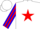 Silk - White, white 'e/b' on red star, blue and red star stripe on sleeves, white cap