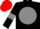 Silk - Black, grey ball, grey armlets, red cap
