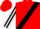 Silk - Red, white 'hh', white and black sash, white and black stripe on sleeves