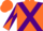 Silk - Orange, purple cross belts, diabolo on sleeves