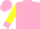 Silk - Pink, yellow stars, pink stars and cuffs on yellow sleeves