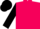 Silk - Hot pink, black logo, black sleeves, black cap