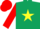 Silk - Dark Green, Yellow star, Red sleeves and cap