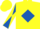 Silk - Yellow, Royal Blue Diamond Frame, royal Blue sleeves, Yellow diabolo, Yellow Cap, Blue Visor