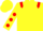 Silk - Yellow, Red epaulets, Yellow sleeves, Red spots