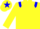 Silk - Yellow body, blue epaulettes, yellow arms, yellow cap, blue star