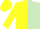 Silk - Yellow with light green halved, yellow cap