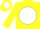 Silk - Yellow, yellow 'b' on white ball