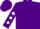 Silk - Purple, white logo, white diamonds on sleeves