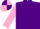 Silk - Purple body, pink arms, pink cap, purple quartered