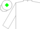 Silk - White body, green centre(suit), white arms, green hooped, white cap, green diamond