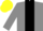 Silk - Grey body, black stripe, grey arms, yellow cap