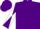 Silk - Purple, white 'e r' in white tree emblem, purple & white diagonal quartered sleeves