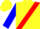 Silk - Yellow, red sash, blue sleeves