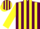 Silk - Maroon, yellow stripes on sleeves, yellow cap, maroon stripes