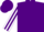 Silk - Purple, white 's', purple diamond stripe on sleeves