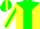 Silk - Yellow, green yoke and panel