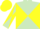 Silk - light green, yellow diabolo, soft green arms, yellow diabolo, yellow cap