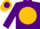 Silk - Purple, gold ball and cap