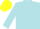 Silk - Powder blue, yellow sun emblem on back, powder blue and yellow cap