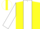Silk - Yellow, white panel, black and white emblem, white slvs