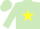 Silk - Light green, light yellow star, light green sleeves, light yellow armbands,light green cap