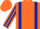 Silk - Orange body, dark blue braces, orange arms, dark blue striped, orange cap