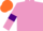 Silk - Mauve, Purple armlets, Orange cap