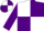Silk - White and purple triangular pattern, white and purple quartered sleeves