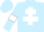 Silk - Light blue body, white cross of lorraine, light blue arms, white armlets, light blue cap
