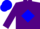 Silk - Purple, blue diamond on purple sleeves, blue cap