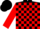 Silk - Black, red texas emblem, red blocks on sleeves, red and black cap