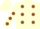 Silk - Cream, brown polka dots