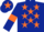 Silk - Dark blue, orange stars, armlets and star on cap