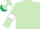 Silk - Light Green, White armlets, quartered cap, Dark Green cap
