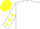Silk - White, horsehead emblem, yellow stars on sleeves, yellow cap