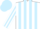 Silk - White body, light blue striped, white arms, light blue striped, light blue cap