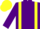 Silk - Purple, Yellow braces, Yellow cap