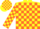 Silk - Yellow and orange blocks