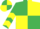 Silk - Emerald green and yellow (quartered), chevrons on sleeves