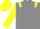 Silk - Grey body, yellow epaulettes, yellow arms, yellow cap