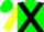 Silk - Green, black cross belts, yellow arms, green cap