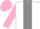 Silk - White, grey stripe, pink sleeves and cap