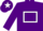 Silk - Purple, White hollow box and star on cap