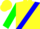 Silk - Yellow, Blue sash, Green sleeves