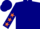 Silk - Navy, orange 'sc', orange stars on sleeves