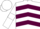 Silk - White body, garnet chevrons, garnet arms, white armlets, white cap, garnet striped